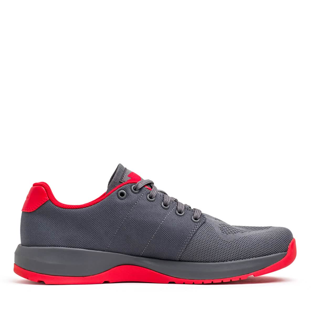 Men's Ballistic Trainers - Wolf Grey + High Risk Red