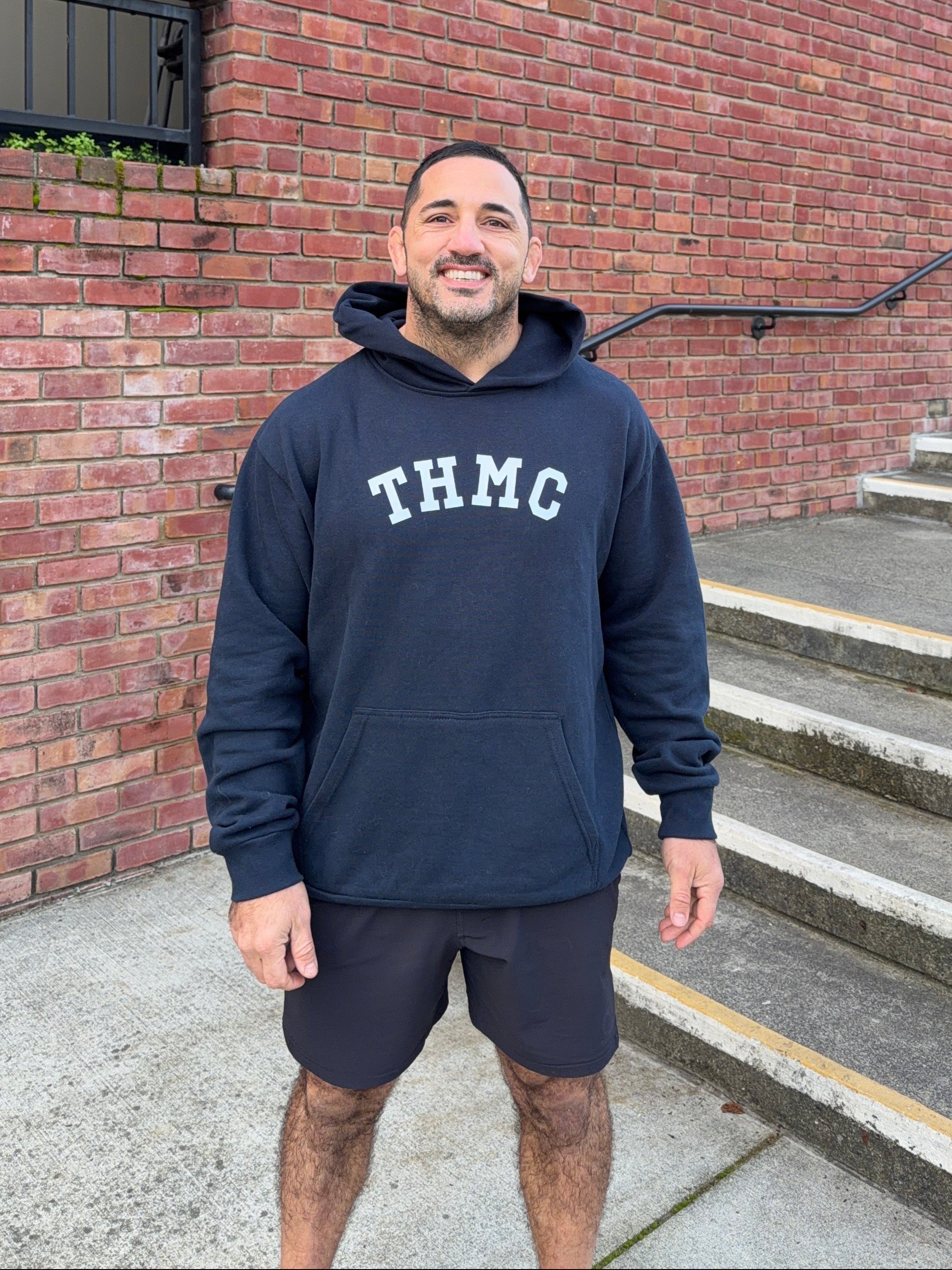 THMC STAPLE HOODIE/ NAVY