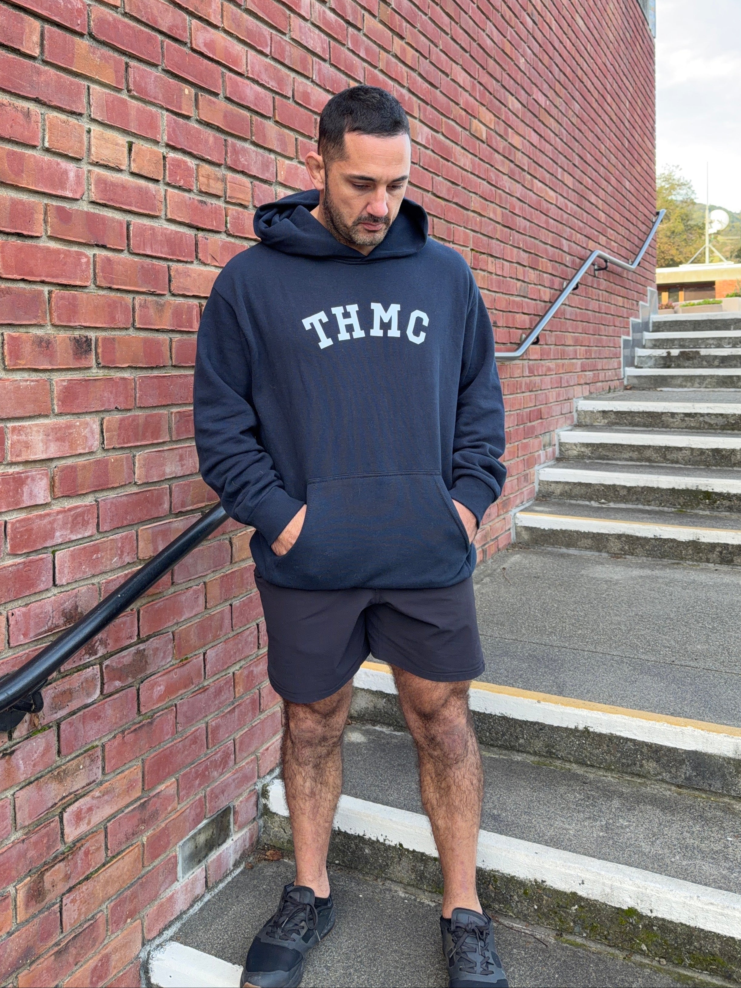 THMC STAPLE HOODIE/ NAVY
