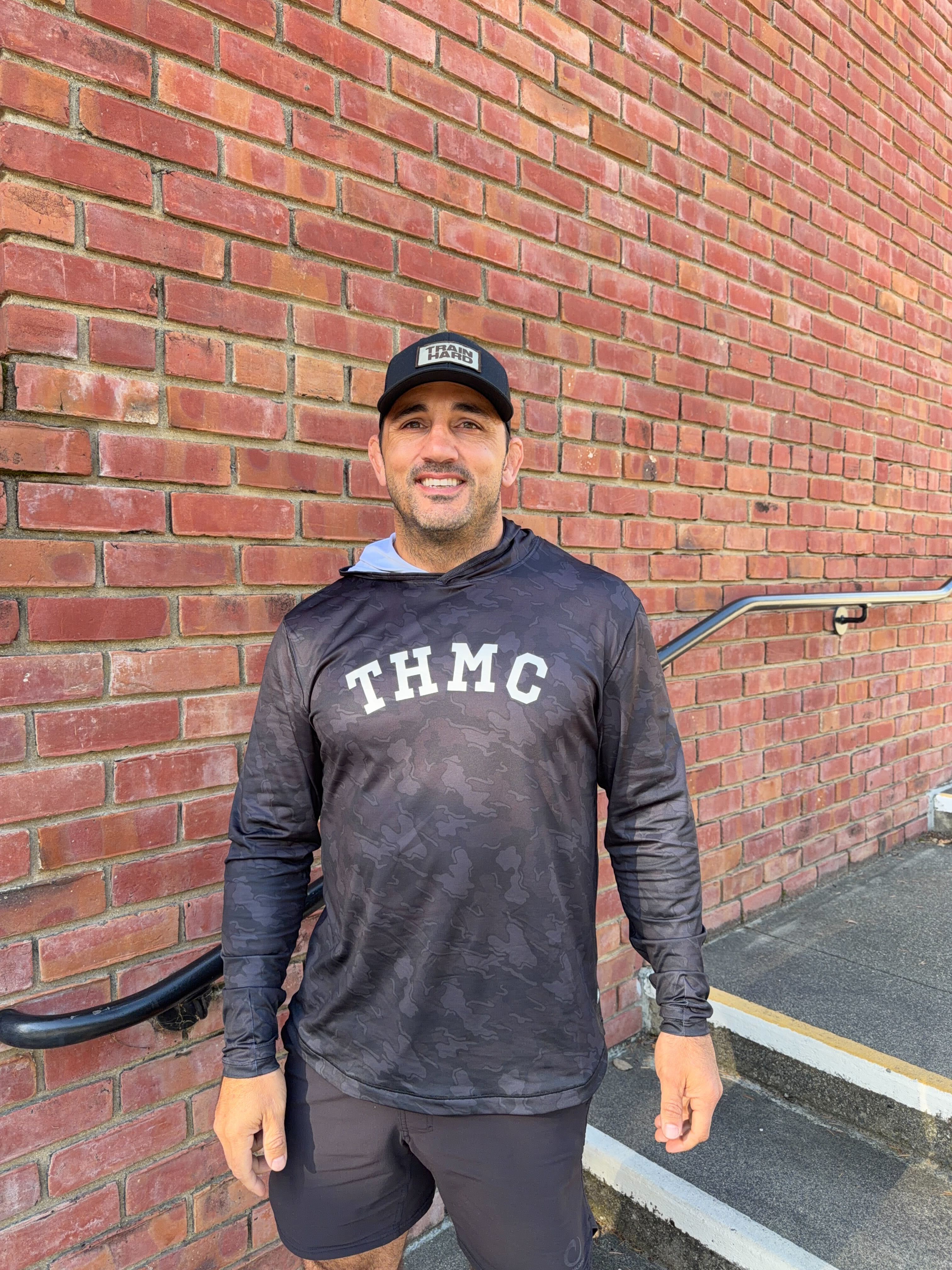 THMC x Amble Offshore Performance Fabric Hoodie - Black Camo