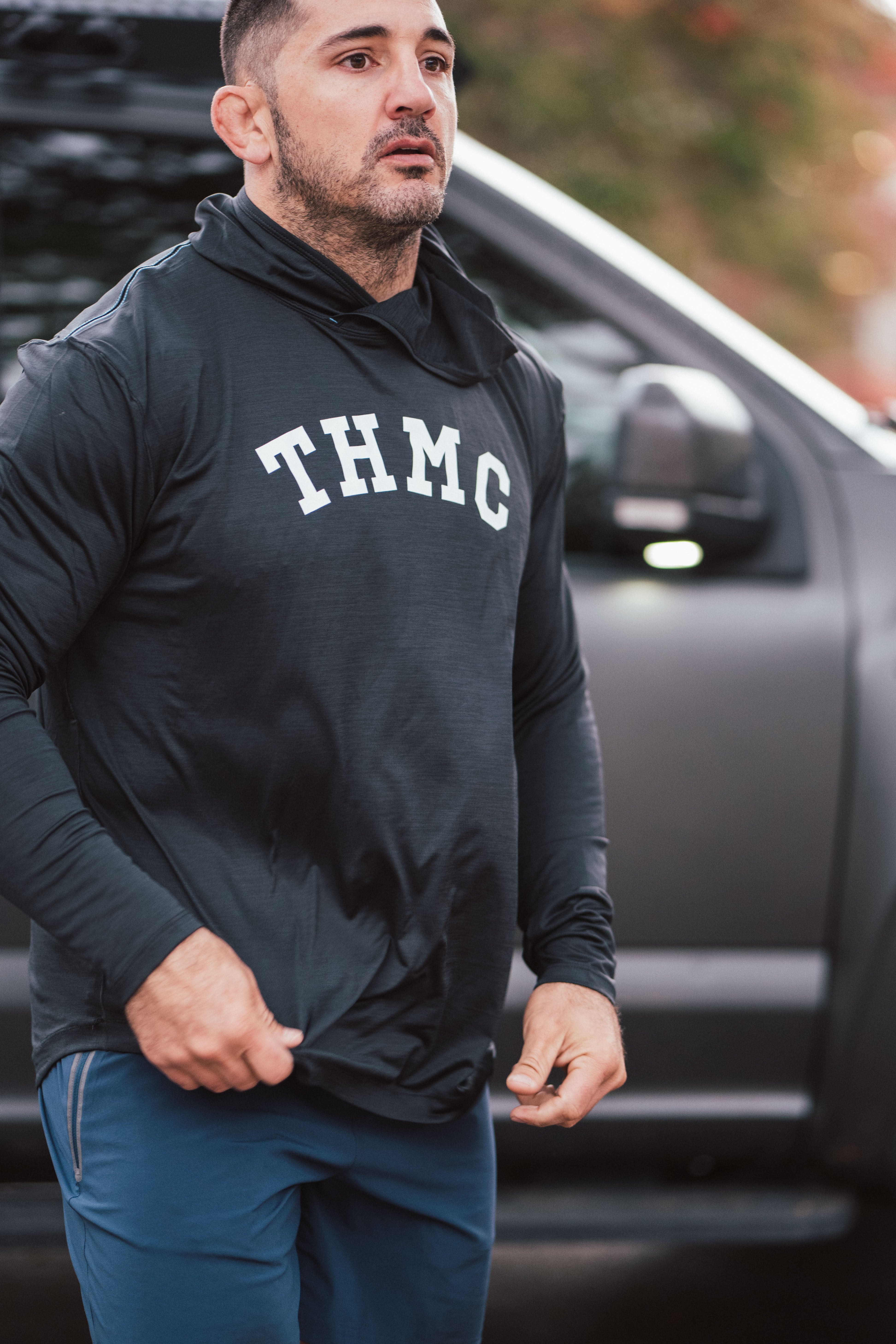 THMC Offshore Hoodie - Black Heather