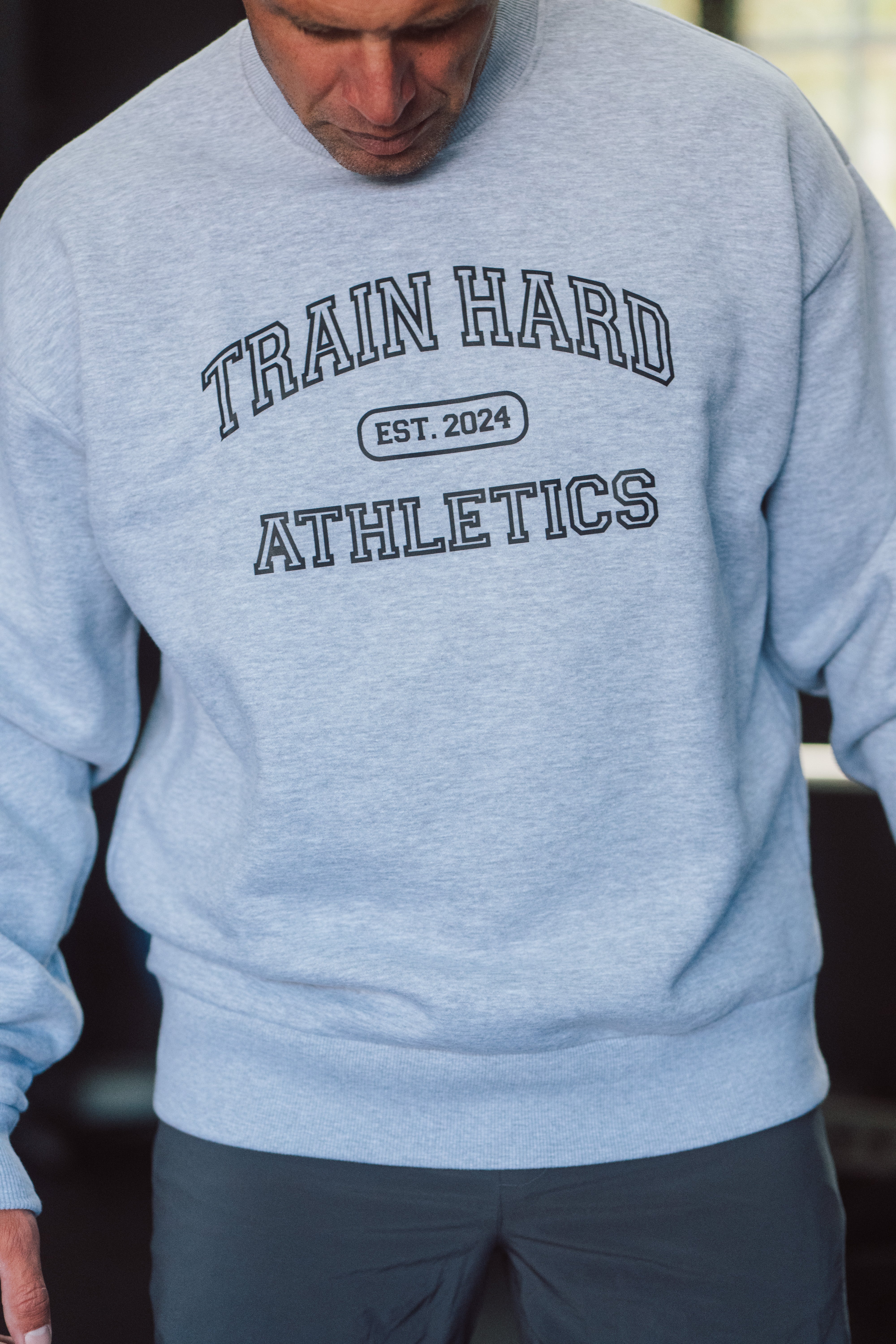 TRAIN HARD ATHLETICS HEAVYWEIGHT CREWNECK