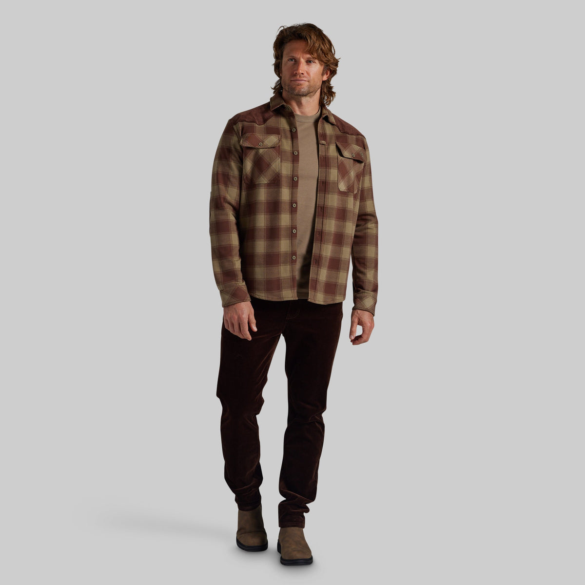 Rugged Woodsman Stretchy Flannel (Kodiak)