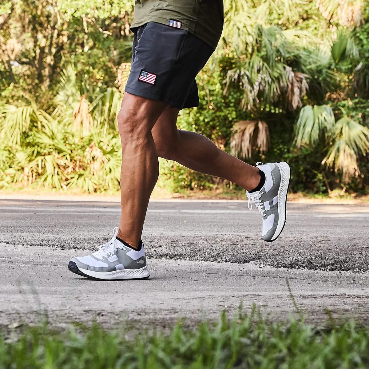 Men's Rough Runner - White + Speed Grey