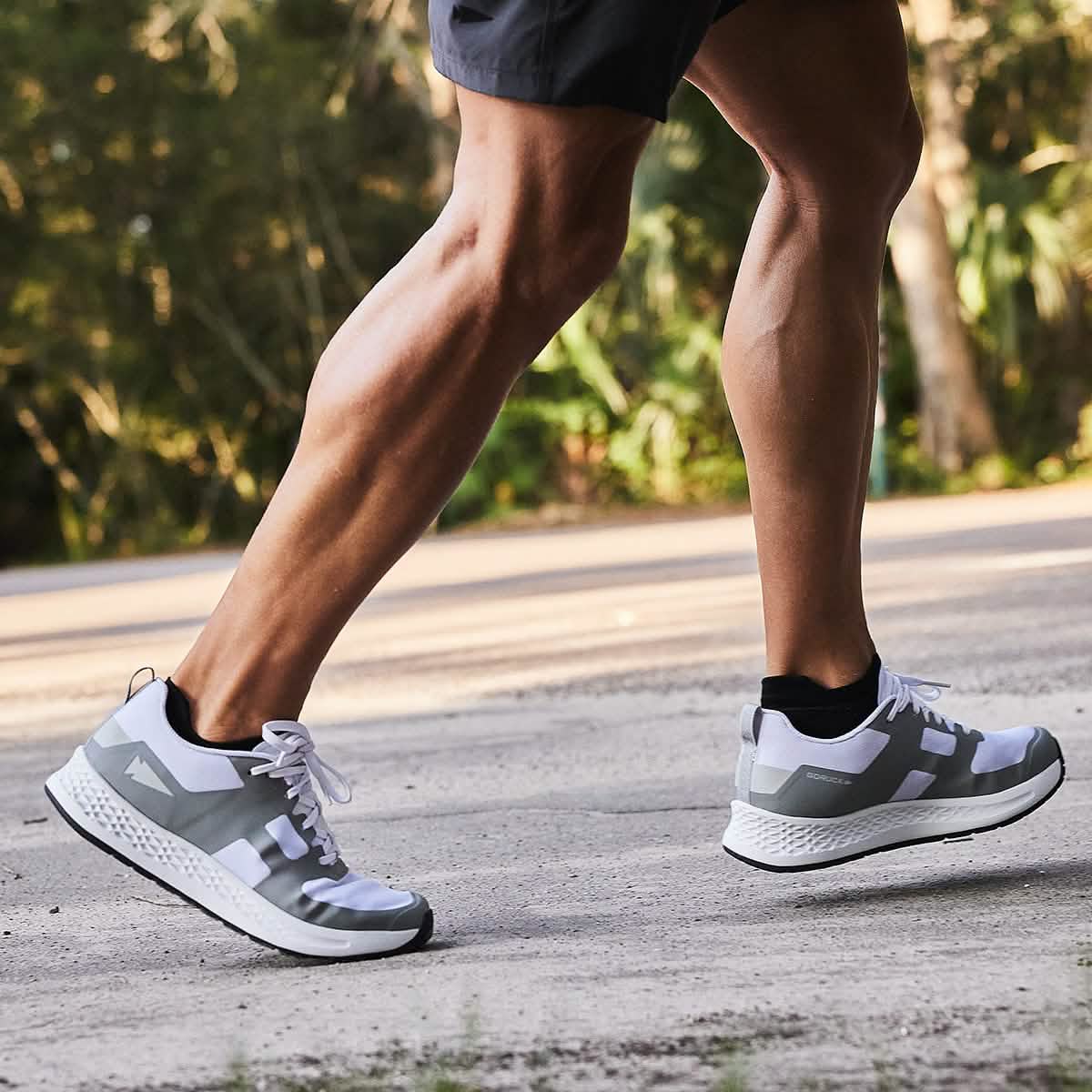 Men's Rough Runner - White + Speed Grey