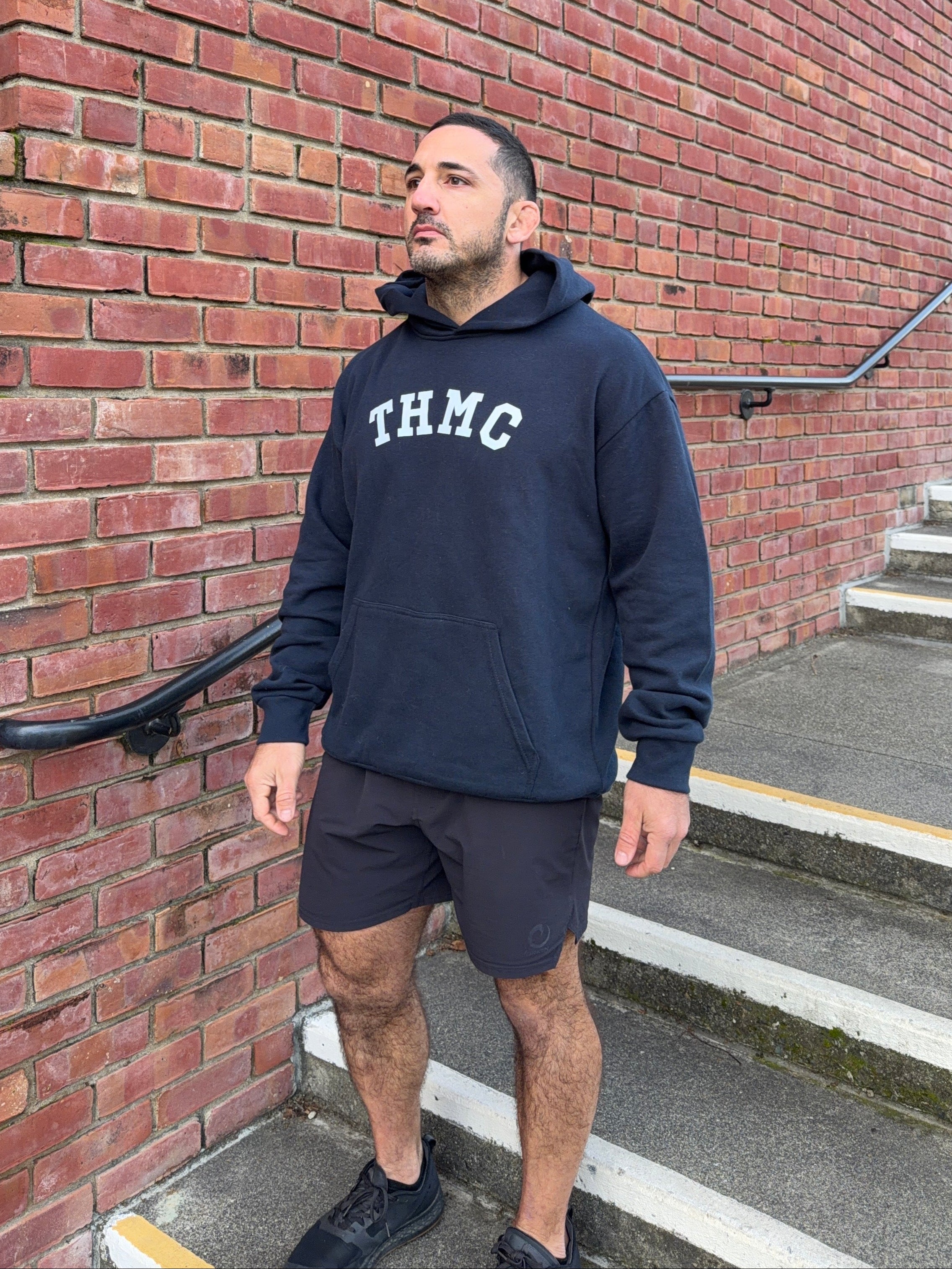 THMC STAPLE HOODIE/ NAVY