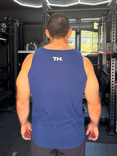 TRAIN HARD / AMERICA THROWBACK TANK