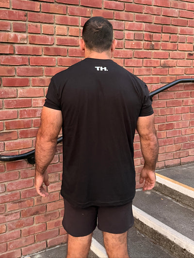 TRAIN HARD / AMERICA THROWBACK BLACK