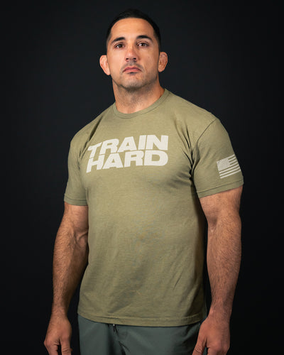 TRAIN HARD STAPLE TEE