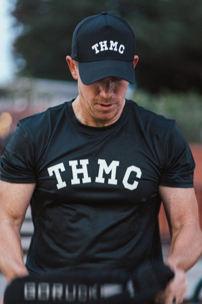 THMC x Amble Offshore Performance Fabric Tee - Black Heather