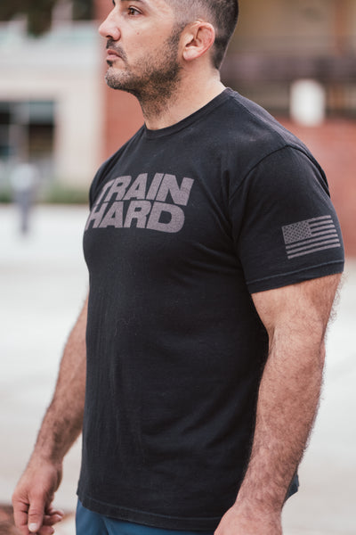 TRAIN HARD STAPLE TEE