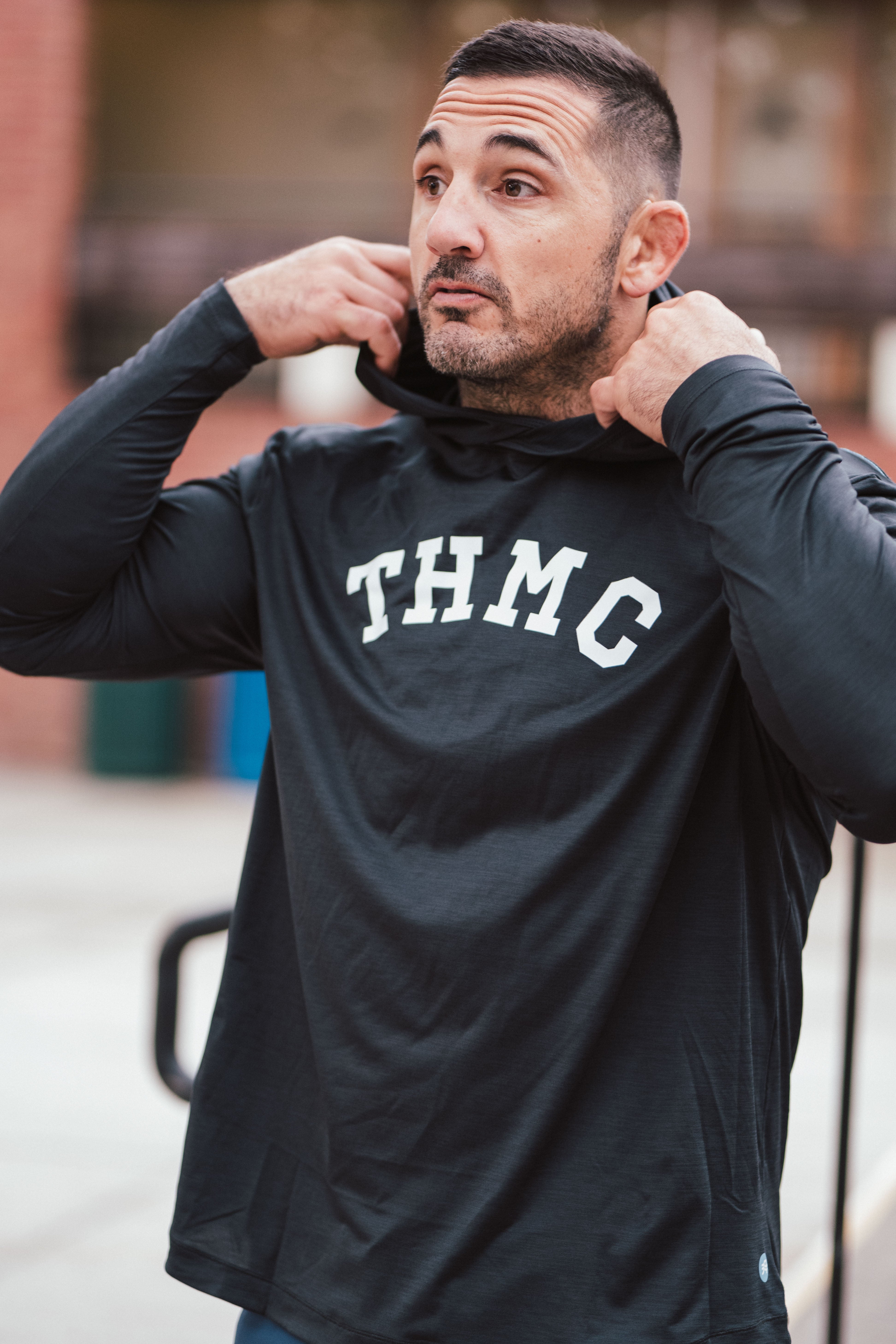 THMC Offshore Hoodie - Black Heather