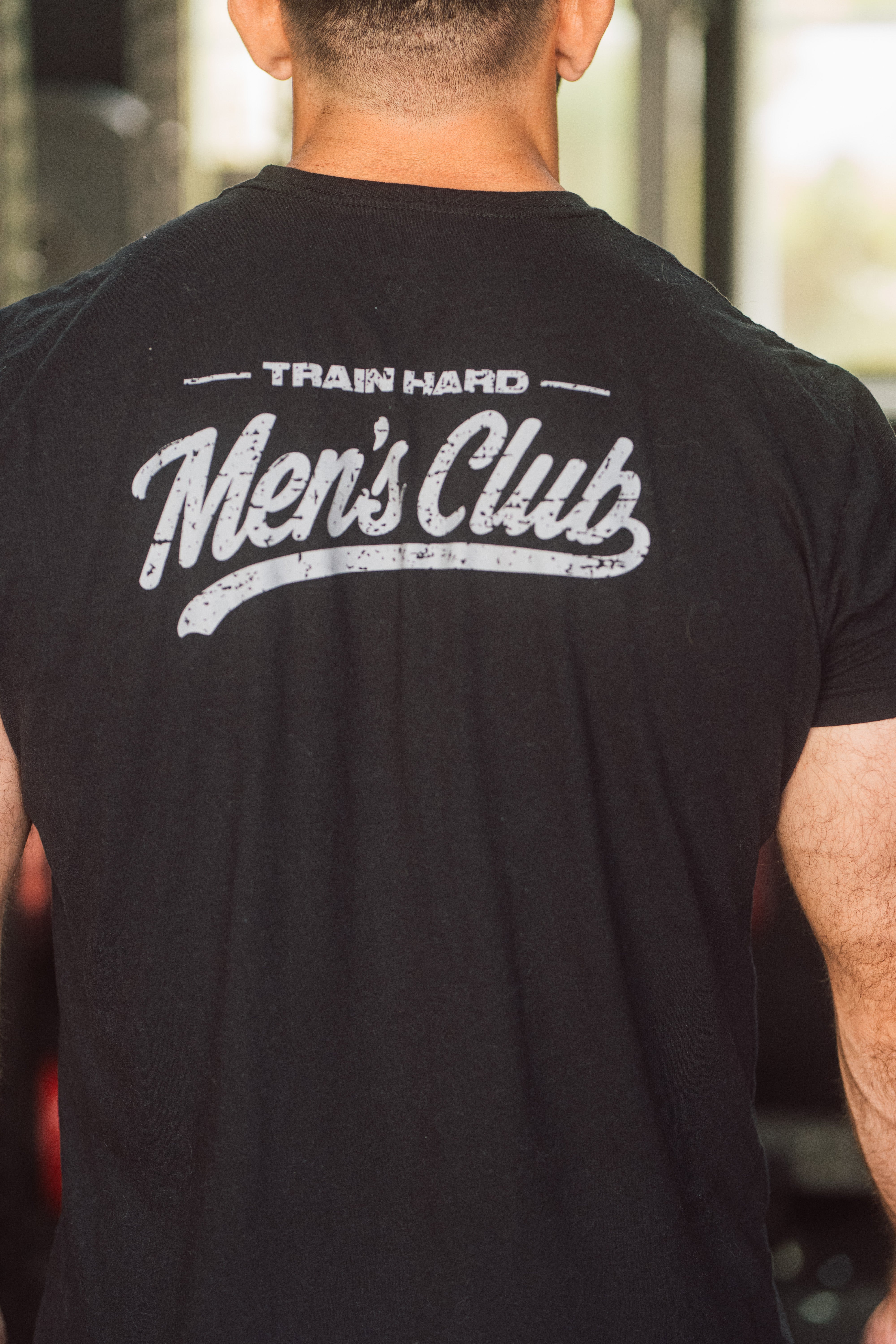 THMC BB TEE / BLACK DISTRESSED
