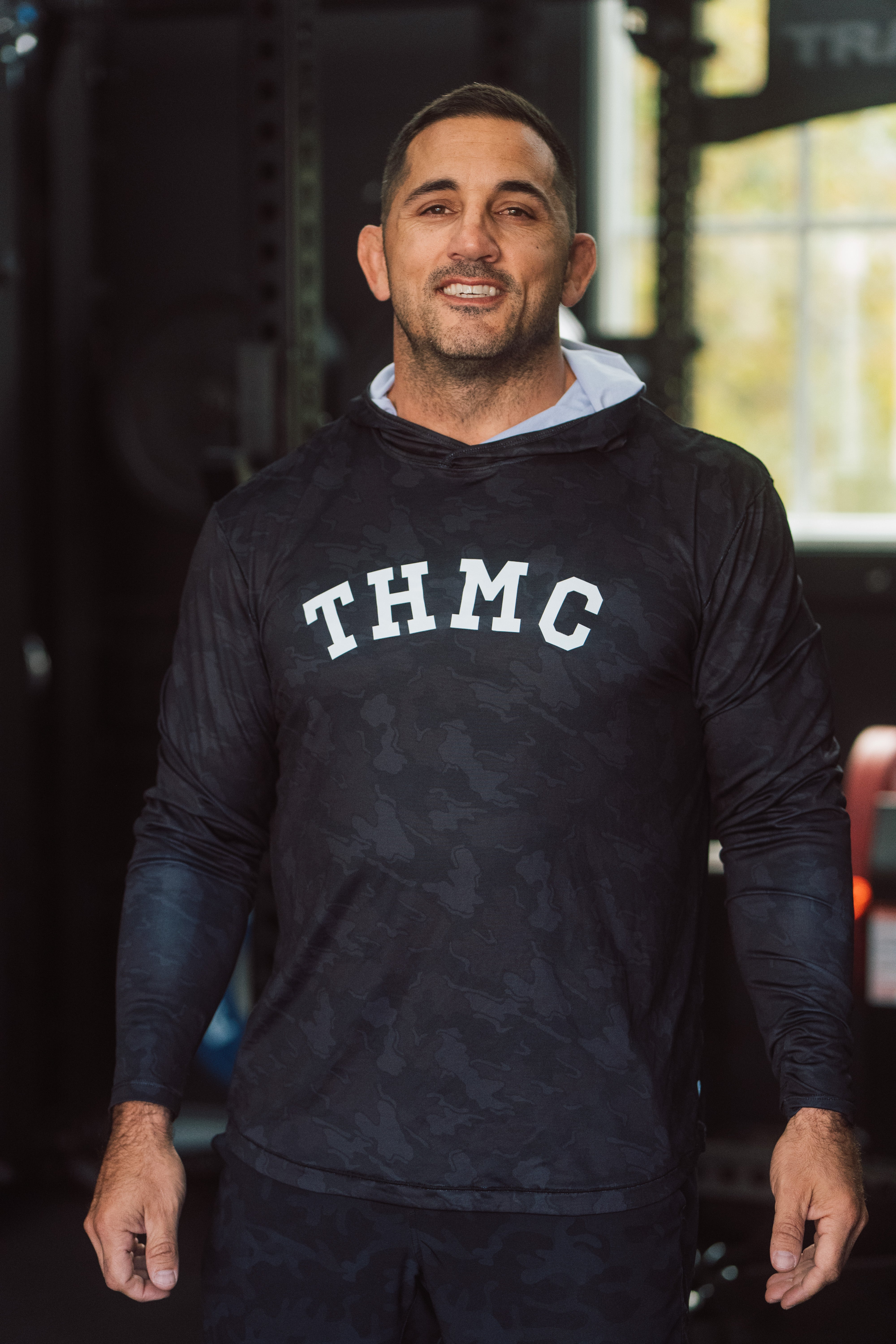 THMC x Amble Offshore Performance Fabric Hoodie - Black Camo