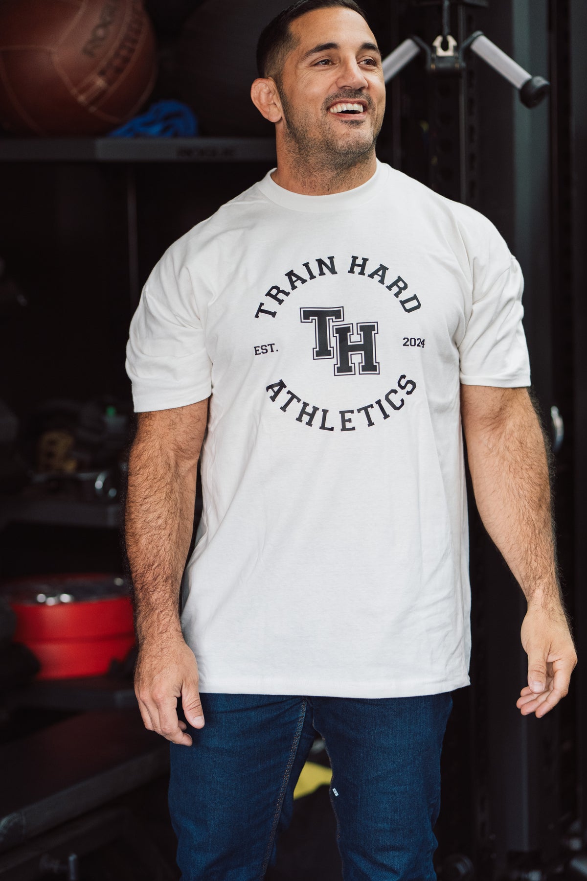 TRAIN HARD ATHLETICS HEAVYWEIGHT TEE
