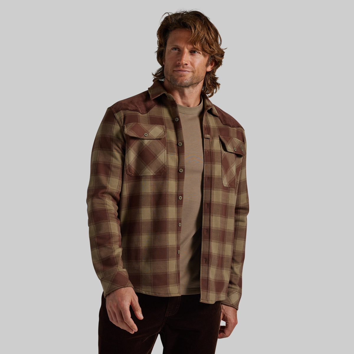 Rugged Woodsman Stretchy Flannel (Kodiak)