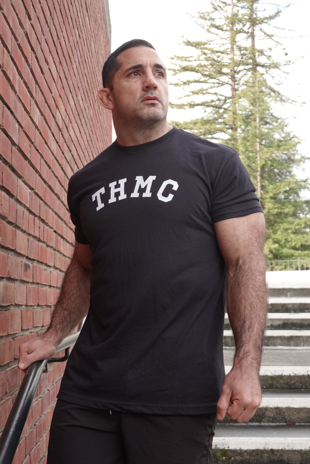 THMC STAPLE TEE / BLACK [PRE-ORDER SHIPS 1/15]