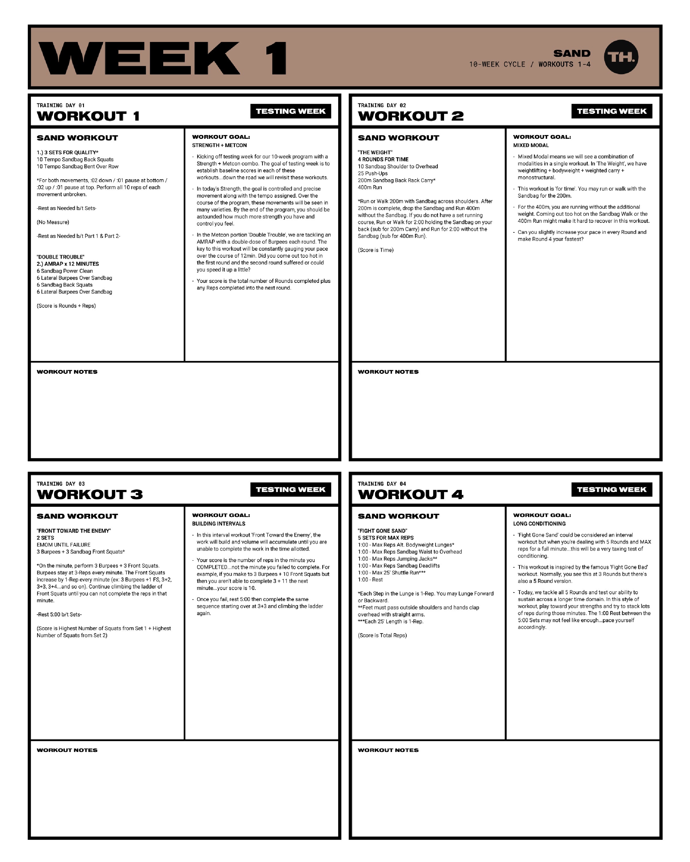 SAND Phase 1 Bundle [Sandbag + E-Book]