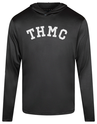THMC x Amble Offshore Performance Fabric Hoodie - Black Heather