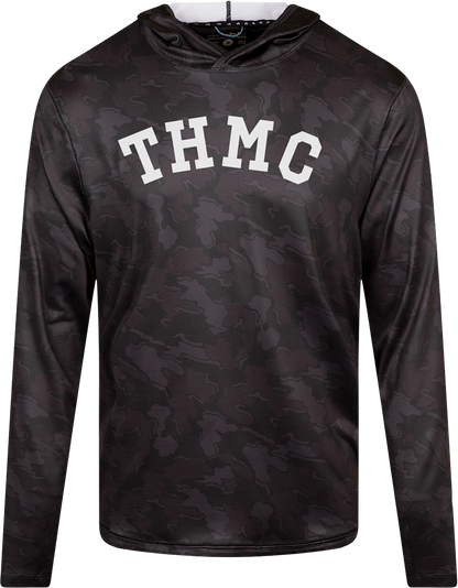 THMC x Amble Offshore Performance Fabric Hoodie - Black Camo