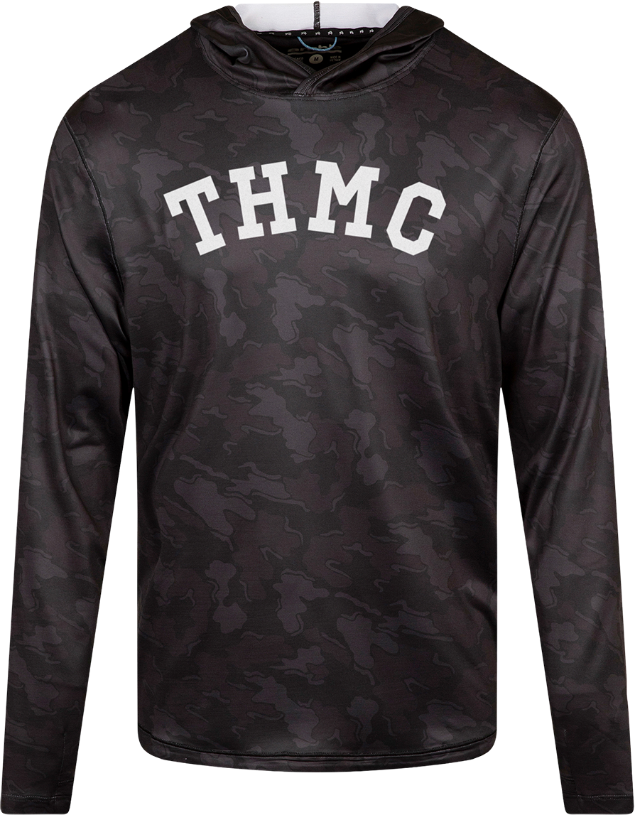 THMC x Amble Offshore Performance Fabric Hoodie - Black Camo