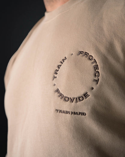 CREWNECK / SAND