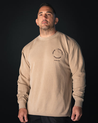 CREWNECK / SAND