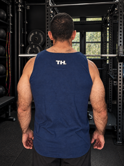 TRAIN HARD / AMERICA THROWBACK TANK