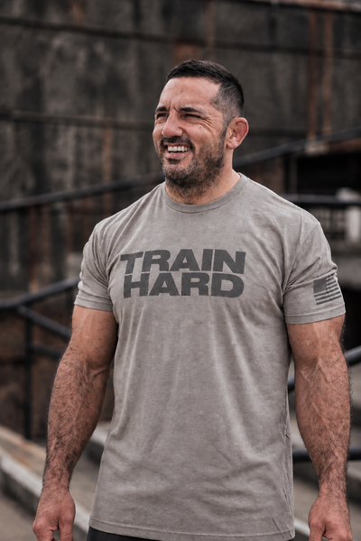 TRAIN HARD STAPLE TEE